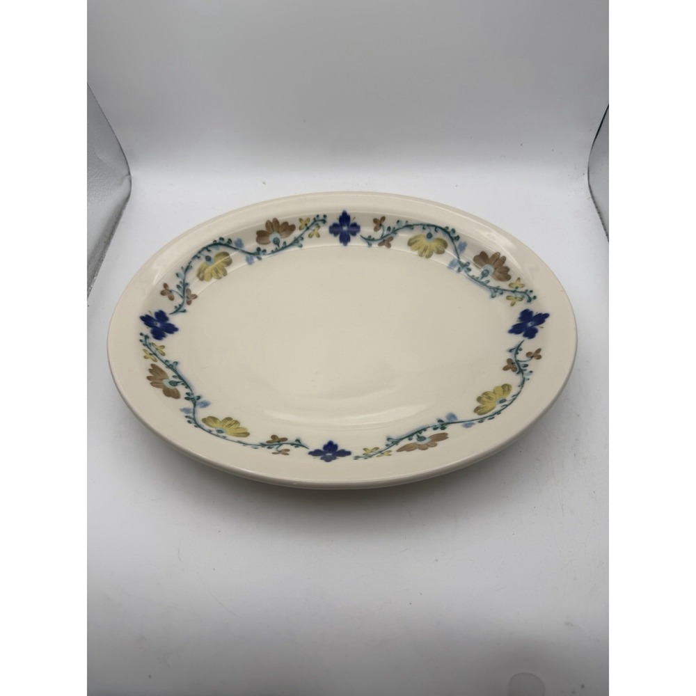 Sterling China Wellsville OH Floral Oval Serving Platter P3 USA